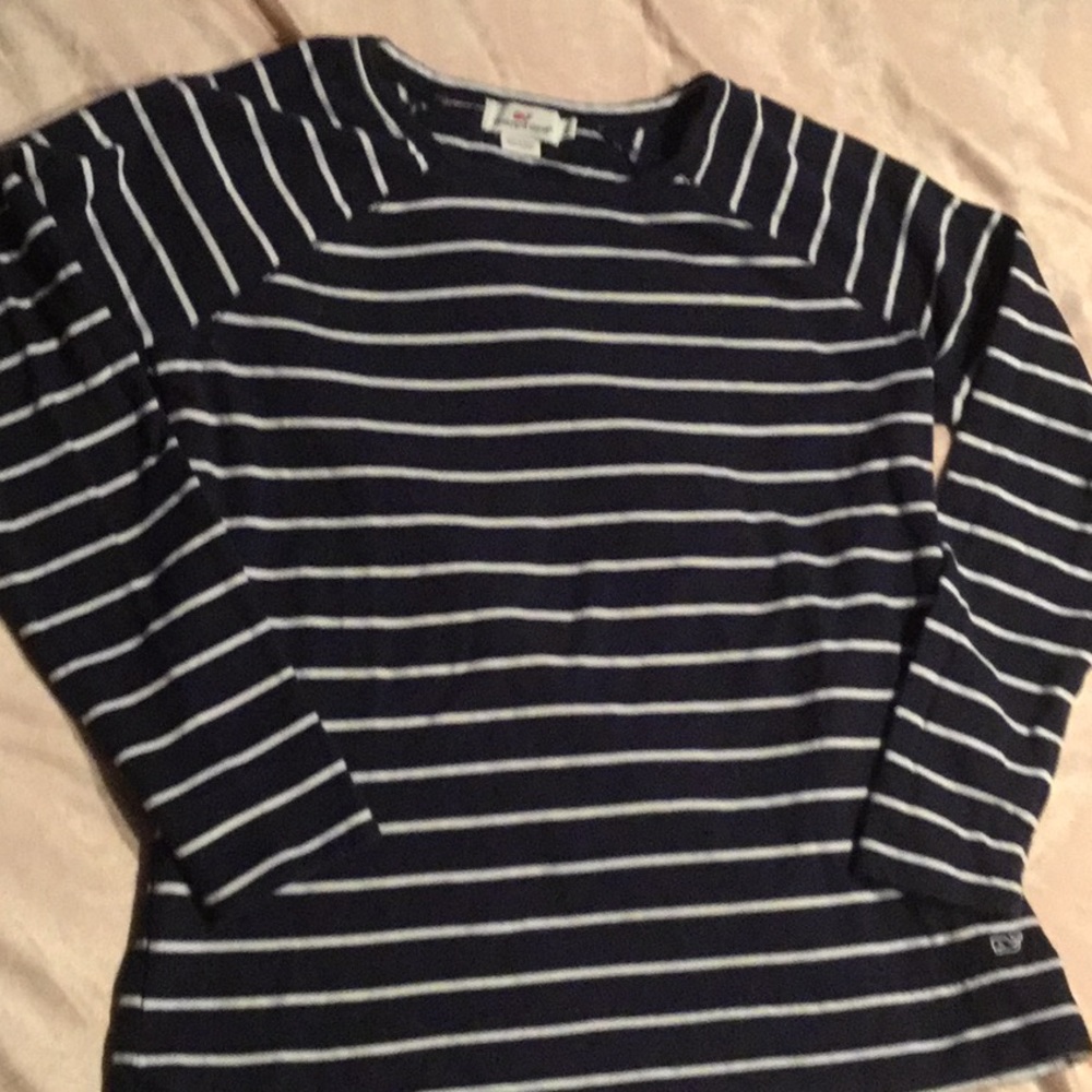 Vineyard Vines French Terry striped sweatshirt. S